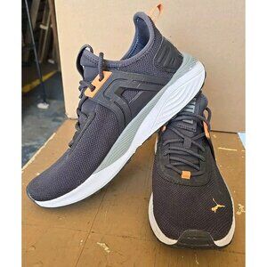 Men's PUMA Pacer 23 Running Shoes Grey Orange Size 10 US, VERY CLEAN